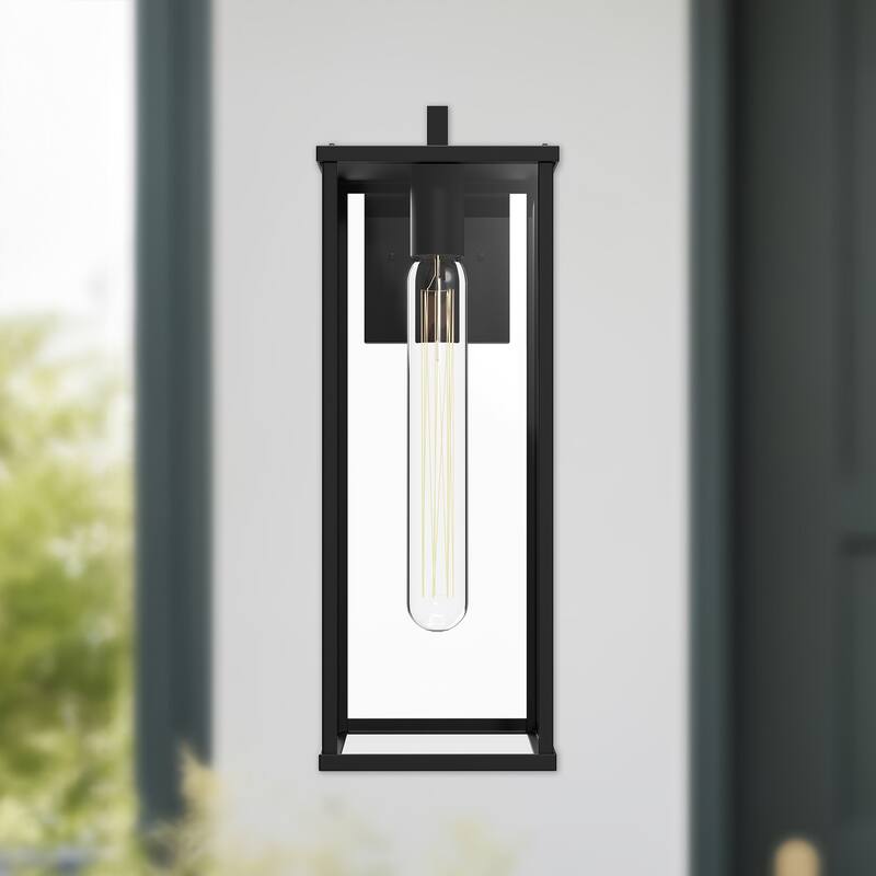 Alora Lighting EW652707CL Brentwood 18" Tall Outdoor Wall Sconce with