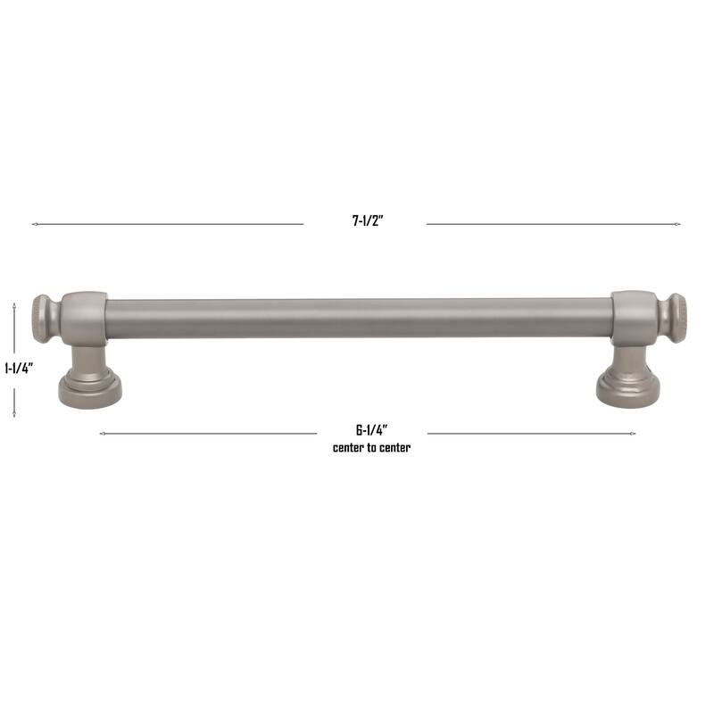 Gliderite 6-5/16 in. Center to Center Classic Euro Bar Pull Cabinet Hardware Handle - 4361-160-GPH