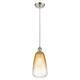 Option Brushed Satin Nickel / Amber