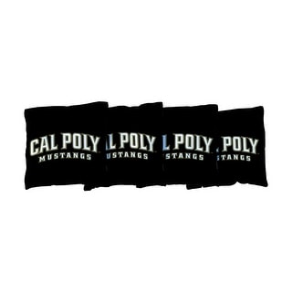 Cal Poly Mustangs Black Cornhole Bags