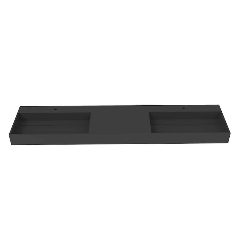 Juniper Stone Solid Surface Wall-mounted Vessel Sink