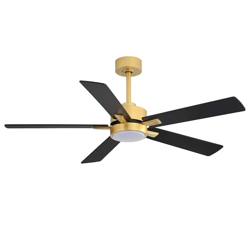52 inch 5 Blade LED Ceiling Fan with Remote and Light Kit
