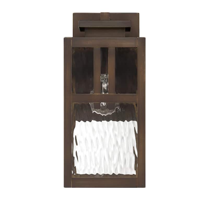 Hunter Aspenbrook Outdoor WeatherMax Wall Light - Modern, Mission - Porch, Patio, Garage - Wet Rated!