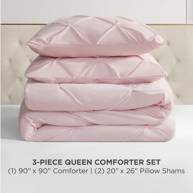 Juicy Couture Kiss Pleat Plush Comforter Sets