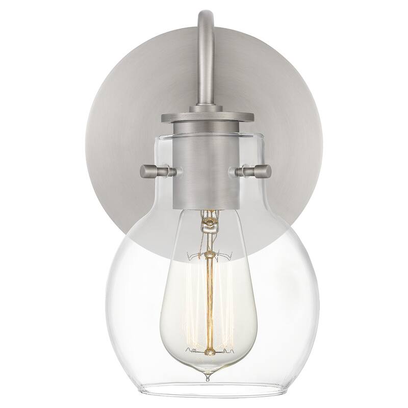 Quoizel Andrews Antique Nickel 1-Light Wall Sconce