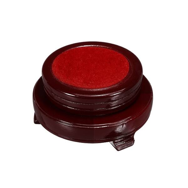 Wooden Ball Stand Displays Base 15cm Red for Crystal Ball Stone - Bed ...