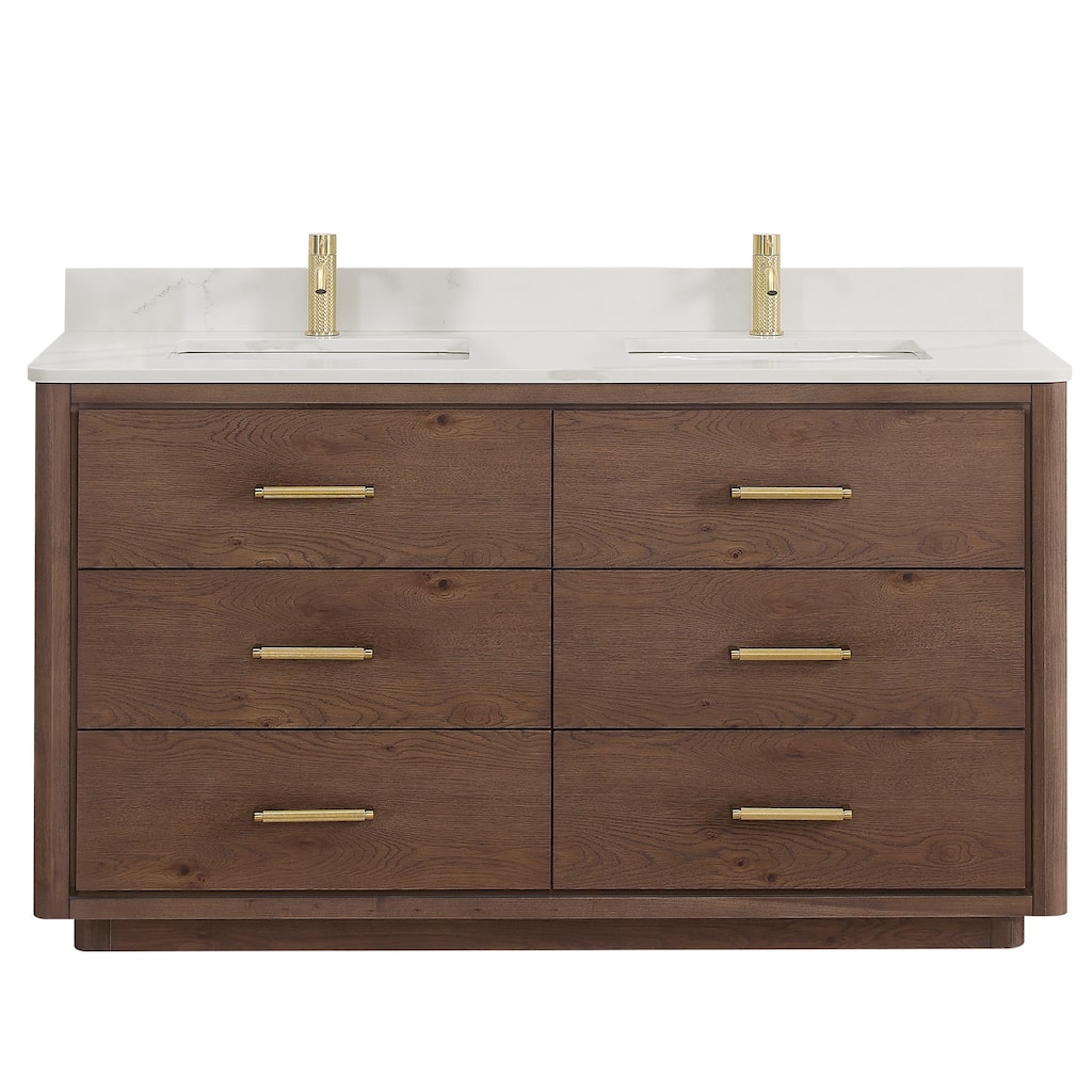 Miseno MV-NM-706560M Porto 60" Free Standing Double Basin Vanity Set