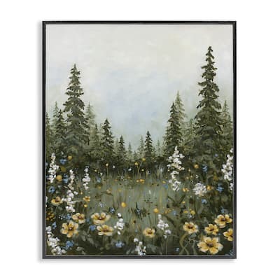 Stupell Forest Meadow Clearing Framed Giclee Art Design By Hollihocks Art