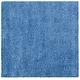 preview thumbnail 81 of 89, SAFAVIEH Evolution Shag Gwenaele Solid 1.8-inch Thick Rug 6'7" Square - Blue - Square