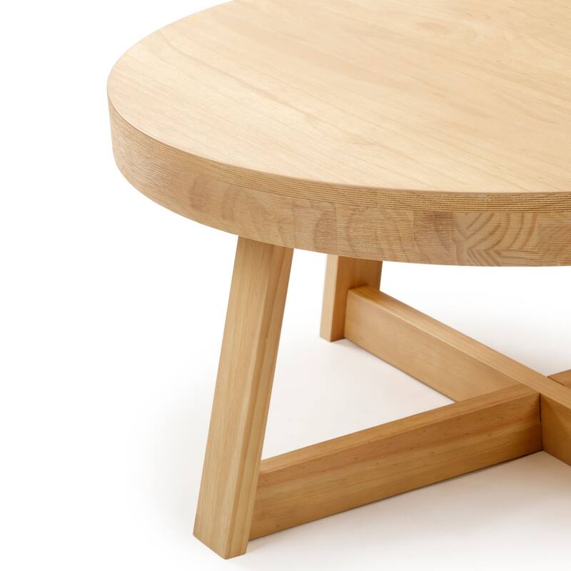 Plank and Beam Classic Round Coffee Table - 36"