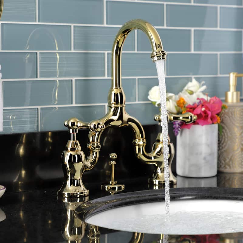 Kingston Brass English Country Bathroom Bridge Faucet