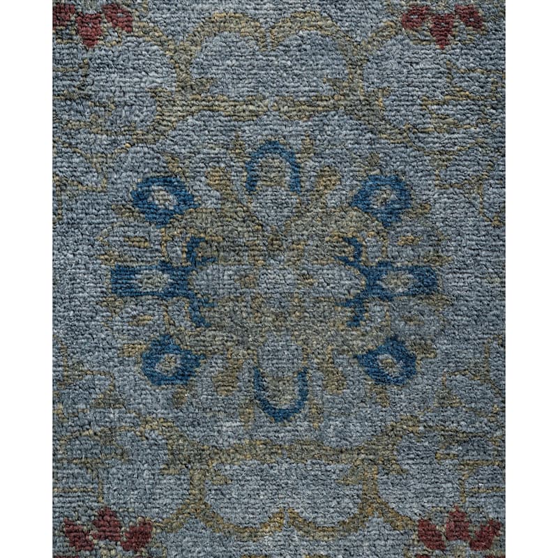 Overdyed One-of-a-Kind Hand-Knotted Area Rug - Gray - 6' 1" x 8' 10"