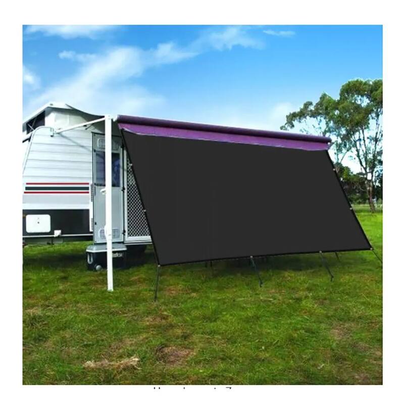 Origin RV Awning Privacy Side Sunblock Shade Drop , Black