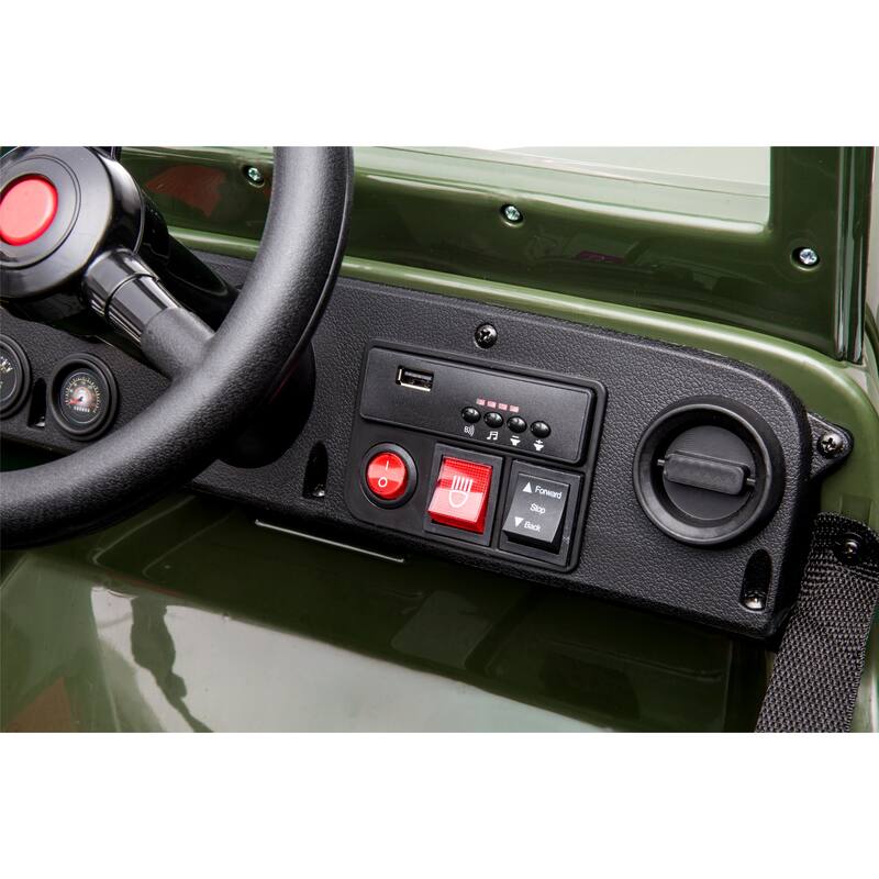 Ride On Car for Kids with Parent Remote Control, Rechargeable Battery Powered Electric Vehicle with Led Lights