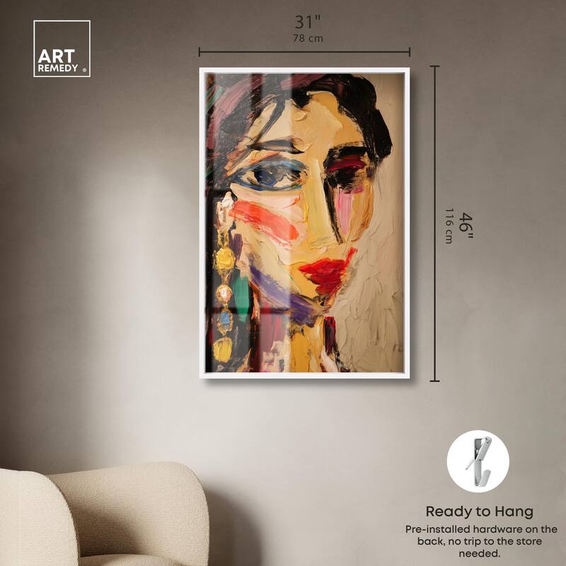 Colorful Expression I Shadowbox by Art Remedy