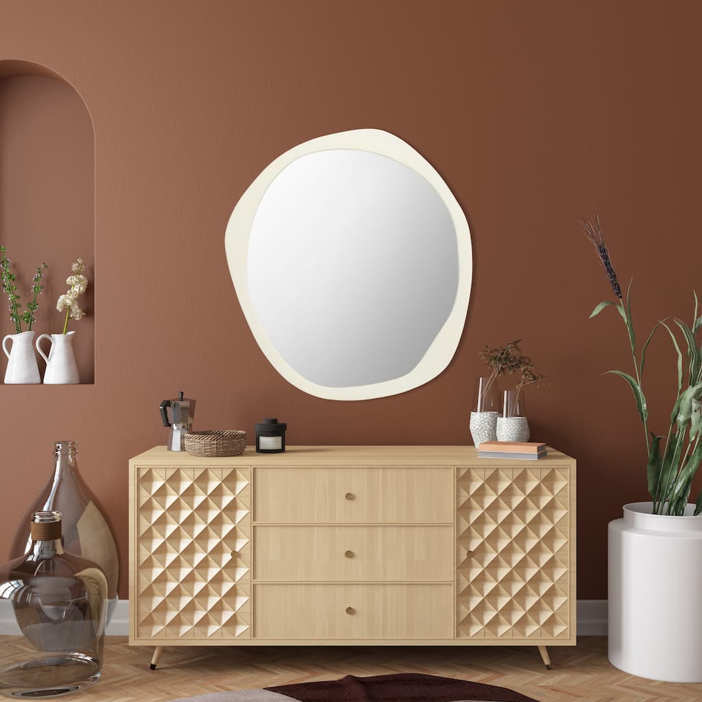 SAFAVIEH Kayley 29" Mirror - Ivory - 29Wx1Dx30H