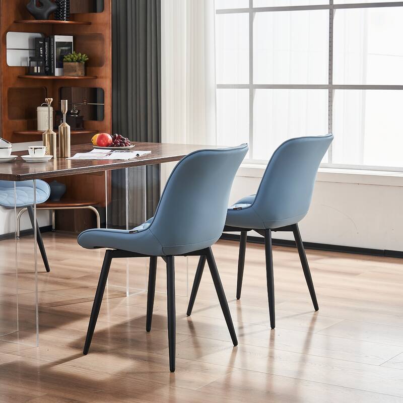 Modern Dining Chairs Set of 2 Upholstered Dining Room Chairs