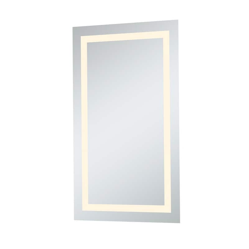 LED Hardwired Mirror Rectangle W24"H40" Dimmable 3000K