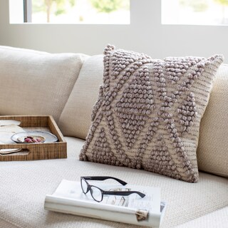 Katinka Bohemian Hand-woven Diamond Pillow