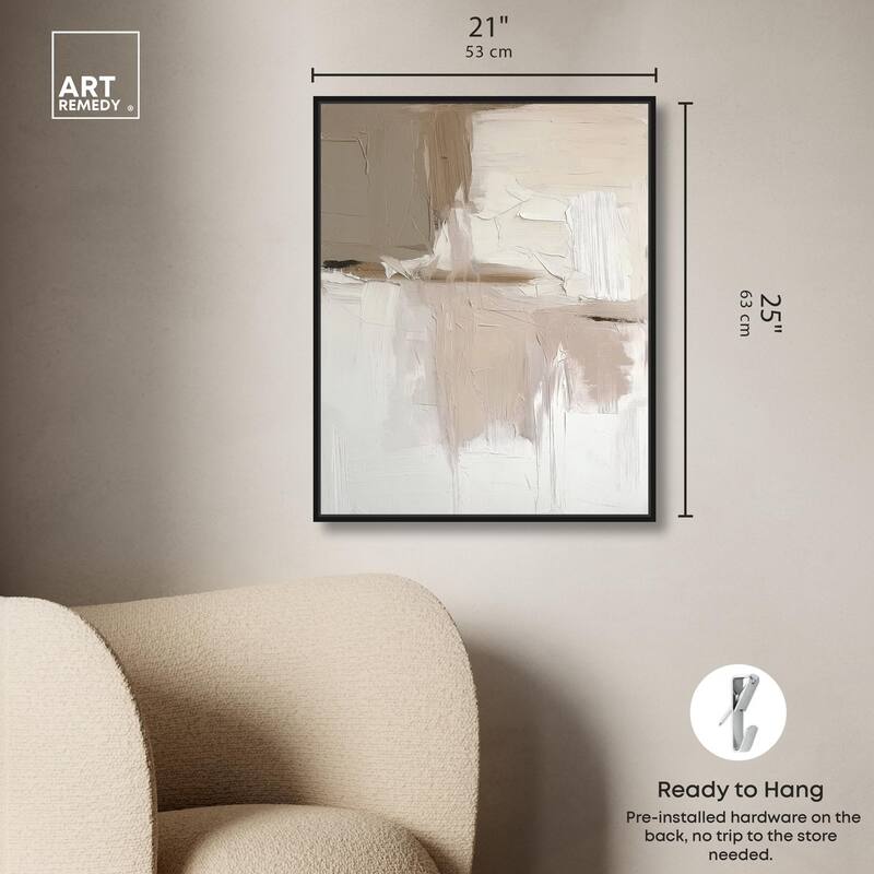 Gentle Strokes of Nature II Canvas by Art Remedy