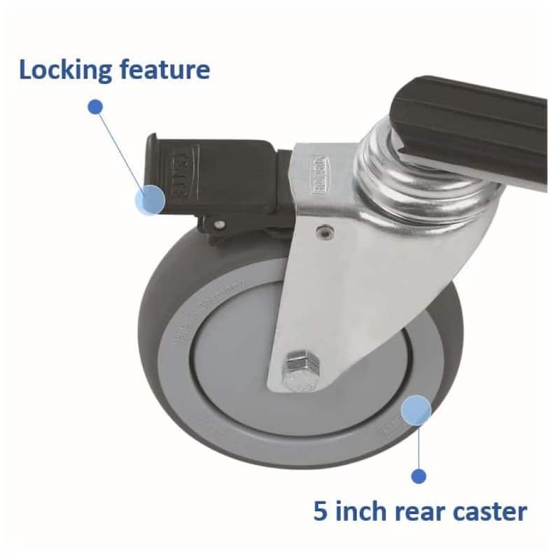 Invacare Reliant Electric Patient Lift with 450 lb Capacity and Manual Low Base