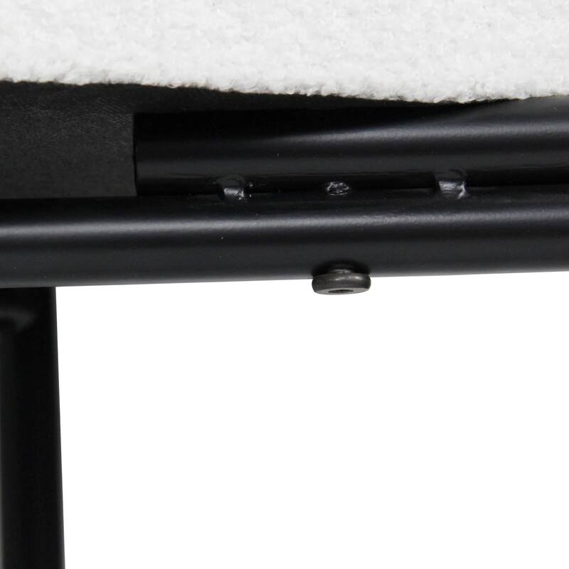 Handmade Rectangular Cushion Top Entryway Bench - 47" - White