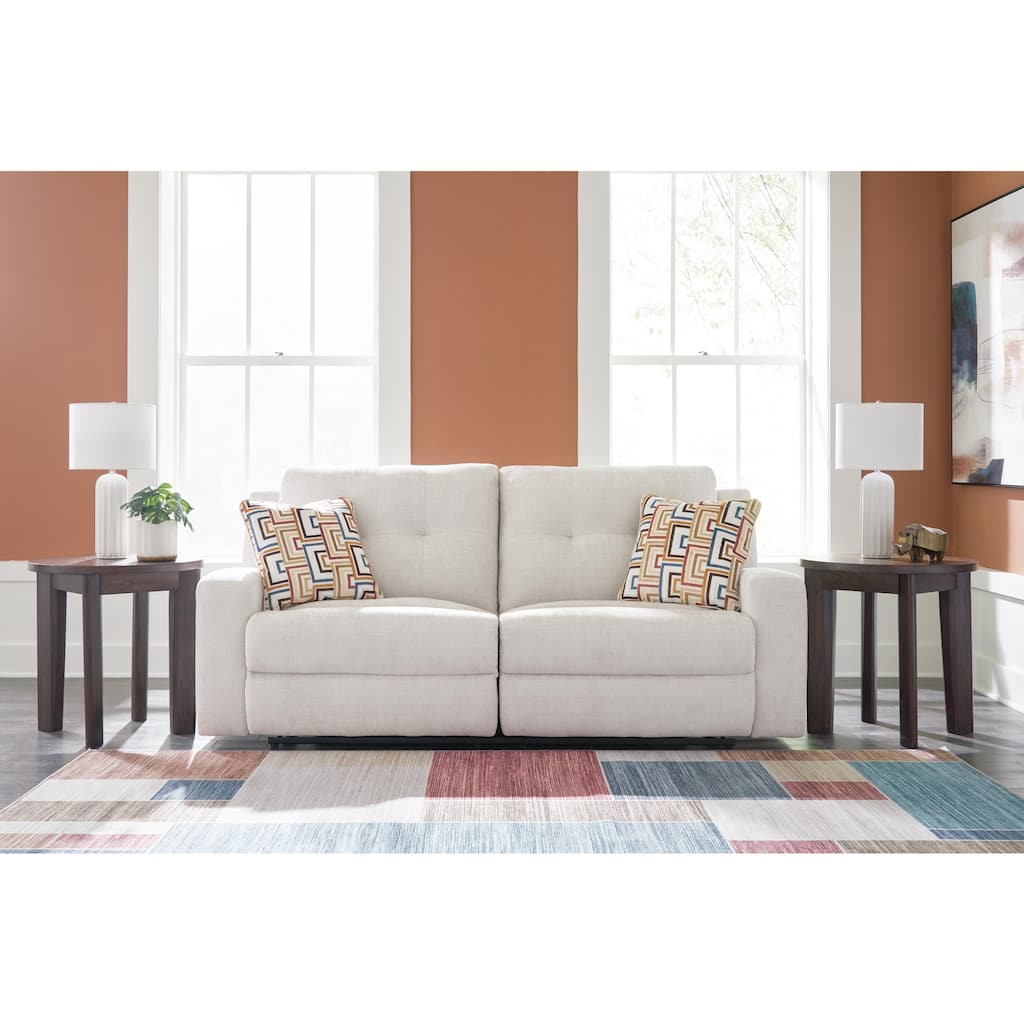 Signature Design by Ashley Danum Beige 2 Seat Reclining Sofa - 87"W x 40"D x 41"H