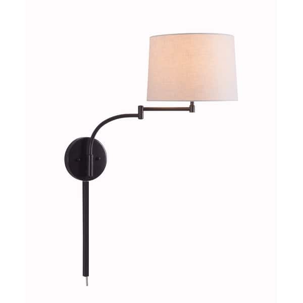 Siete Wall Swing Arm Lamp - Oil Rubbed Bronze - Overstock - 21422711