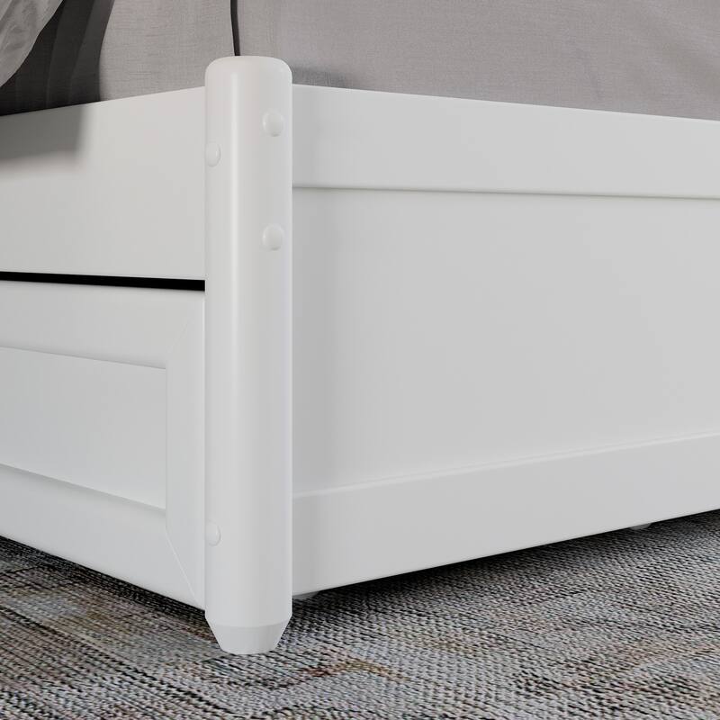 Felicity Platform Bed with Panel Footboard and Storage Drawers