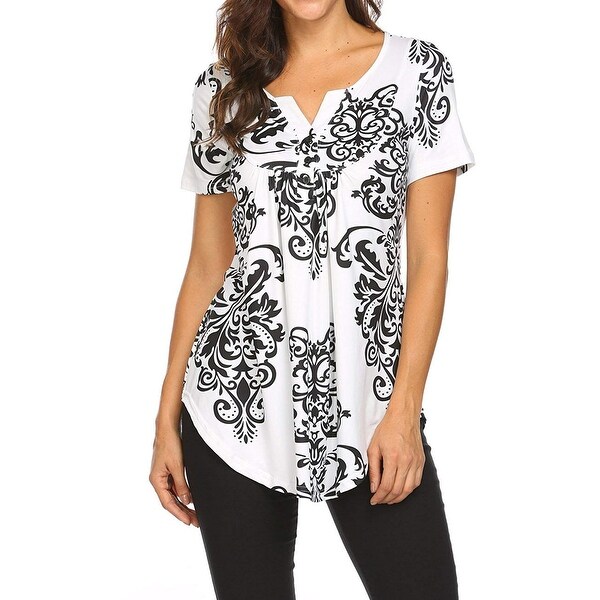 v neck work shirts