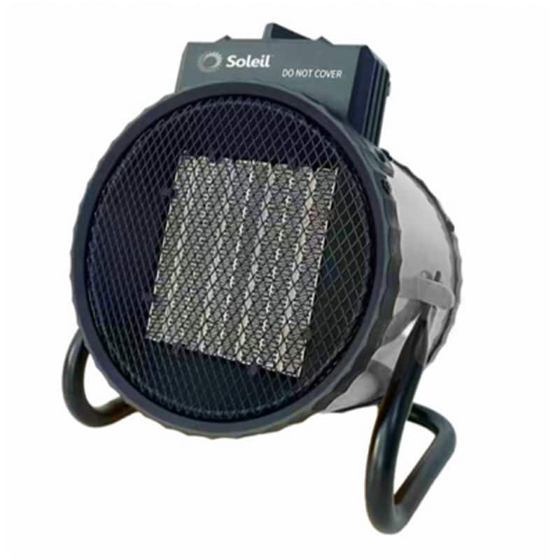 Geneva Industrial Portable Ceramic Heater 3 Setting Adjustable Thermostat Fan - 3.74