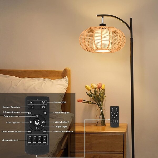 Boho arc floor lamp best sale