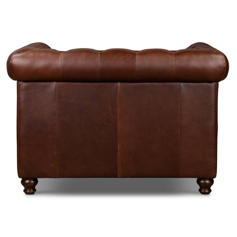Poly & Bark Lyon Lounge Chair - Genuine Italian Leather