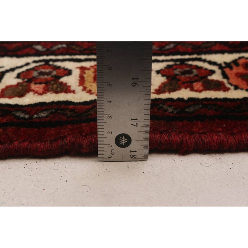 ECARPETGALLERY Hand-knotted Andelz Red Wool Rug - 3'8 x 12'4