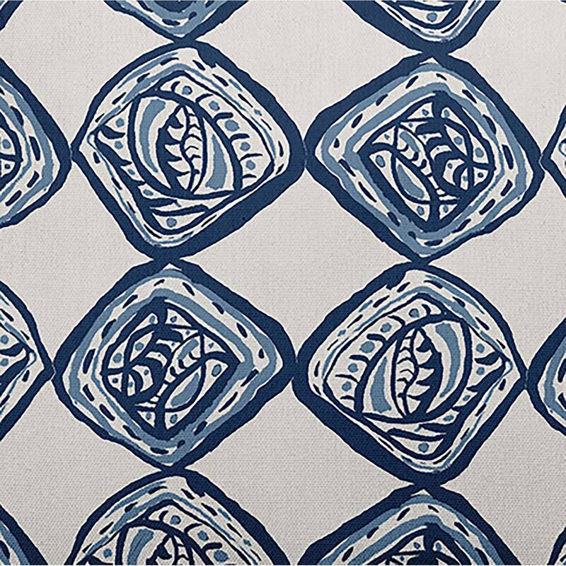 Cowry Check Outdoor Pillow