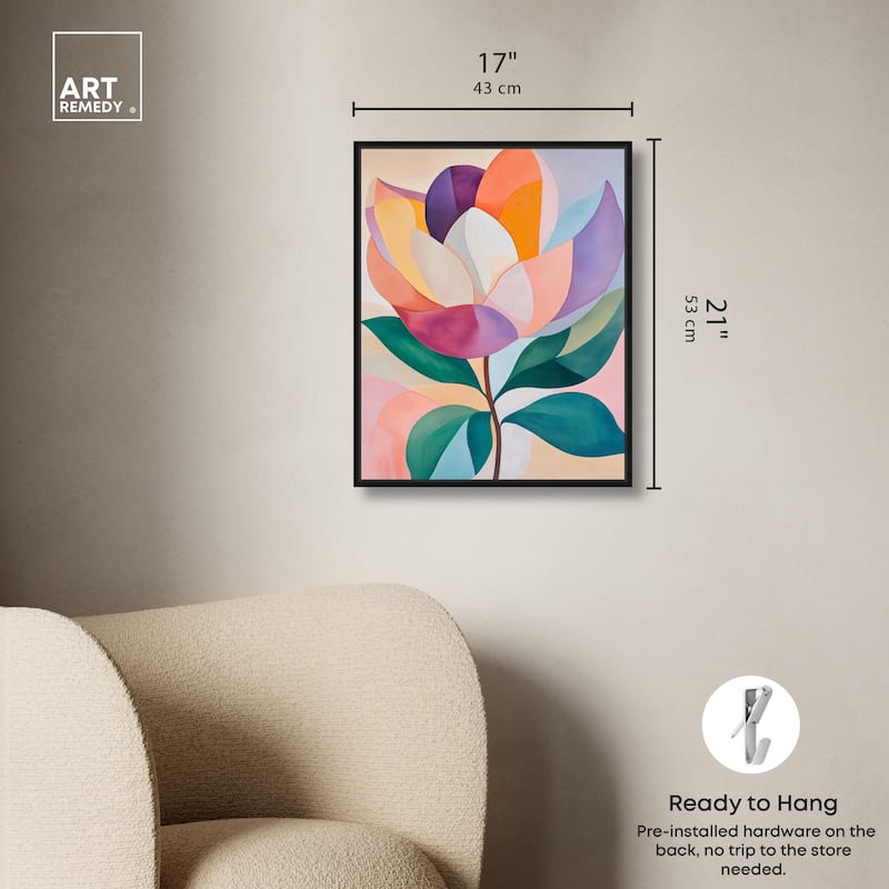 Magnolia in Color II Canvas by Art Remedy
