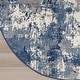 preview thumbnail 13 of 33, Nourison Grafix Indoor Blue Abstract Area Rug