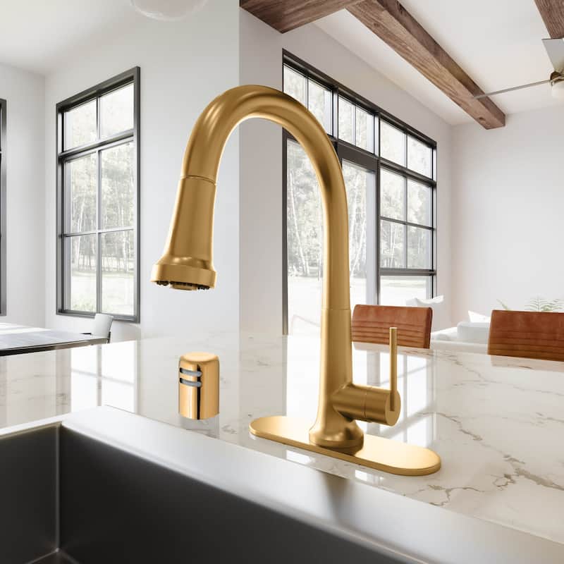 Design House 583872 Metal and ABS Air Gap with Cover - Satin Gold