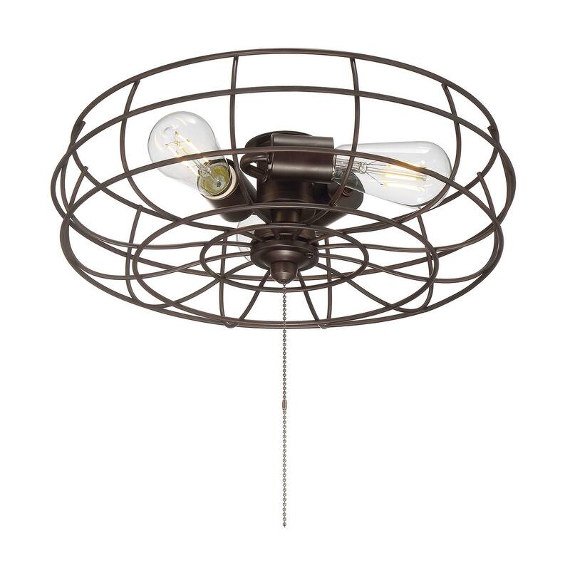 Trade Winds 3-Light Fan Light Kit in Oil Rubbed Bronze