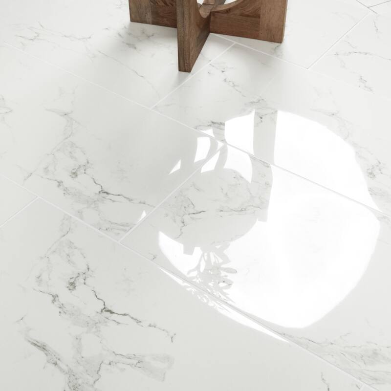 Ackland AKNPTCHI12X24P-CA Chiara - 12" x 24" Porcelain Solid Floor and