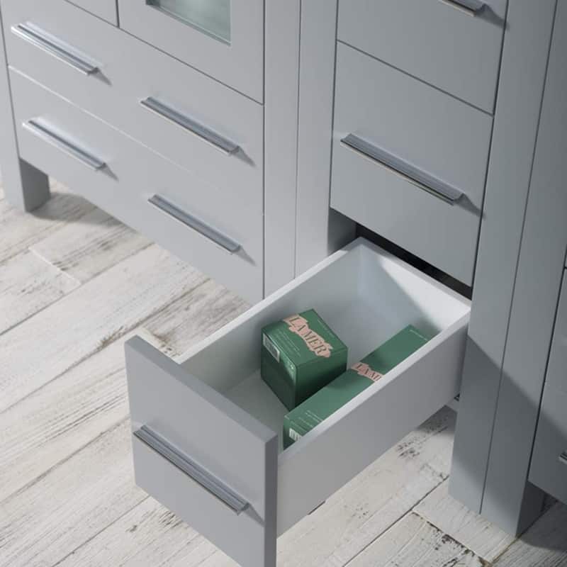 Blossom Sydney 60" Solid Wood Bathroom Vanity Double Sink with Cabinet