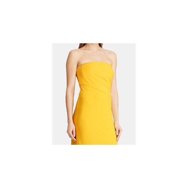 ralph lauren yellow dress
