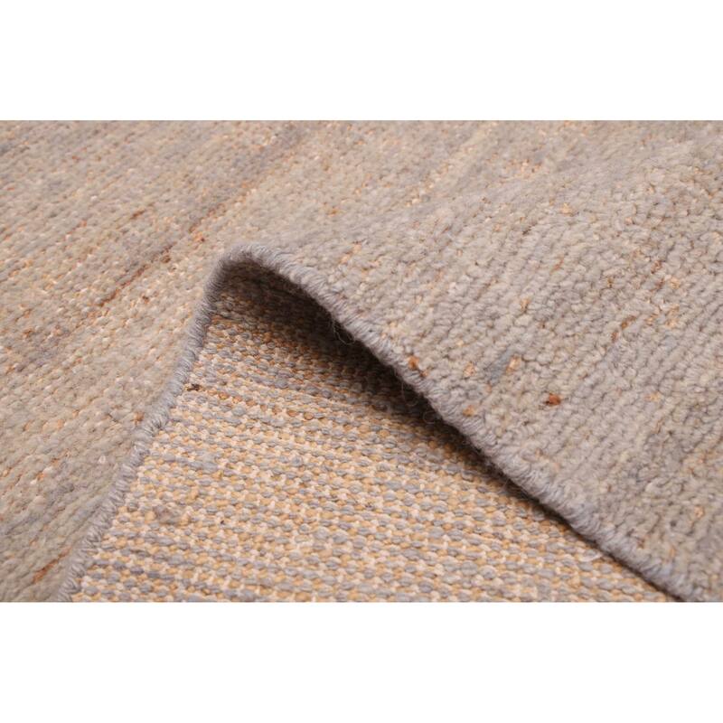 ECARPETGALLERY Hand-knotted Looma Light Grey Wool Rug - 8'3 x 9'11