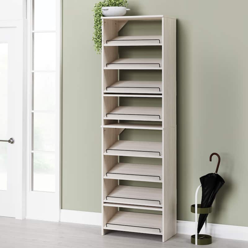 ClosetMaid SuiteSymphony 25-inch Wide Angled Shoe Shelf Tower