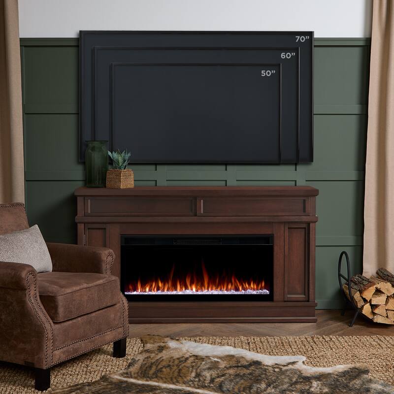 Torrey 60" Smart Landscape Electric Fireplace TV Stand by Real Flame