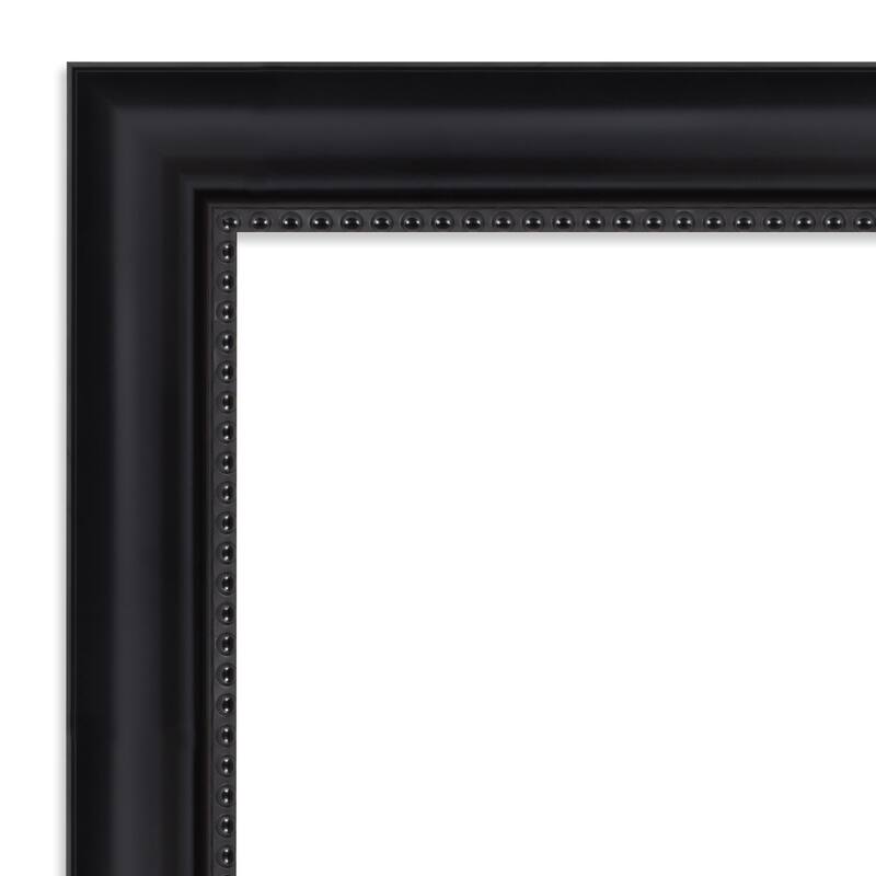 Astor Black Framed White Corkboard Bulletin Board, Organization Board, Pin Board