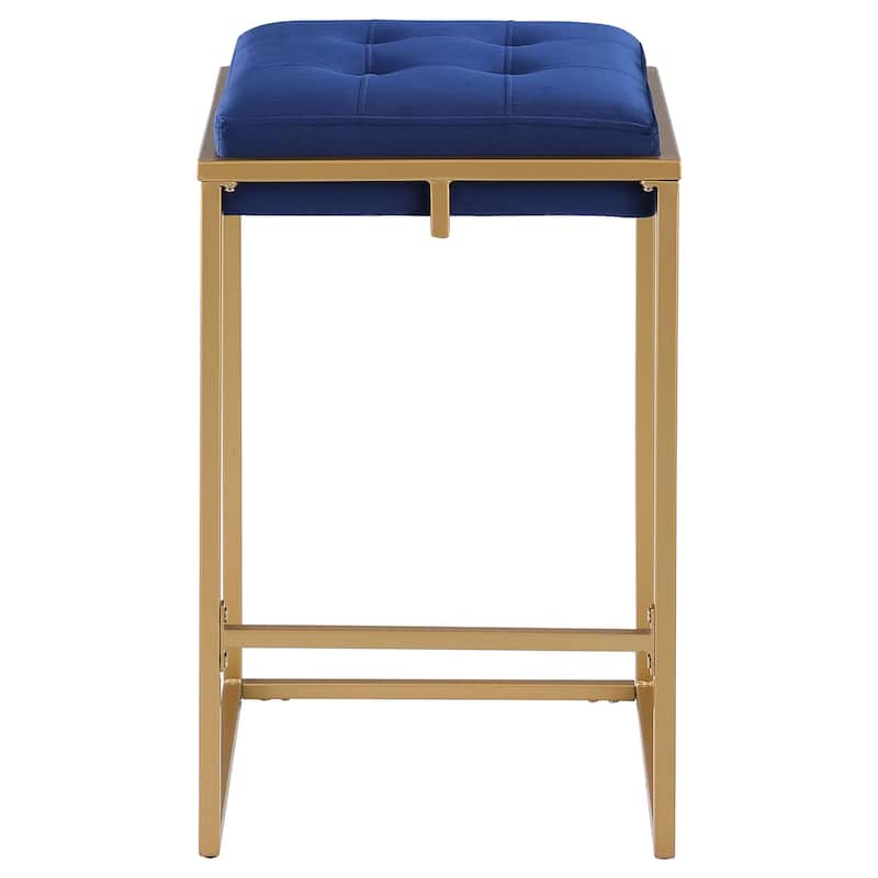 Nadia Upholstered Backless Stool (Set of 2)