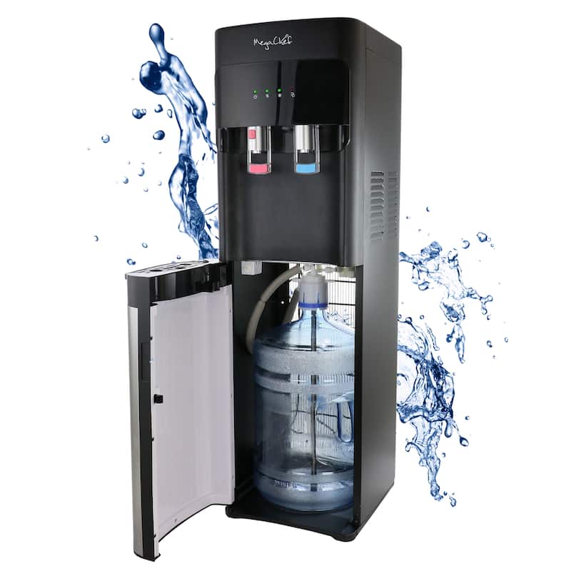 MegaChef Bottom Load Hot and Cold Water Dispenser - 12"x13.6"x41"