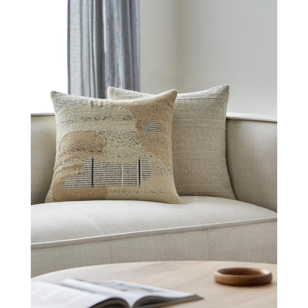 Elisha Modern & Contemporary Textured Accent Pillow