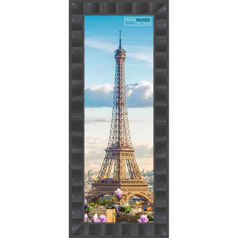 Panoramic Deco Black Picture Frame - UV Acrylic, Foam Board Backing ...